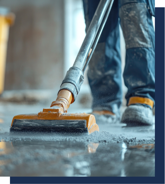 Nettoyage après chantier avec Momo Multiservices.